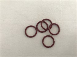 Кольца, бордо, 10 мм (металл) - фото 4968