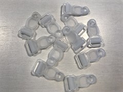Пажи для чулок (пластик), прозрачный, 10 мм