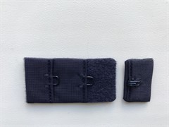 Застежка текстильная на 1 крючок (темно-синий), Arta F