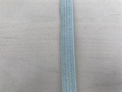 Резинка бретелечная, голубая, ажурная, 16 мм шириной