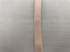 Резинка бретелечная, персиковый, ажурная, 12 мм шириной