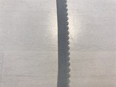 Резинка становая, ажурная, цвет серый, 11 мм шириной