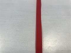Резинка отделочная, цвет красный, бархатная, 10 мм шириной
