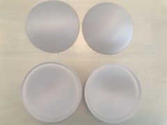 Чашки круглые для купальника, цвет белый, размер А/В