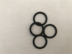 Кольца, черный, 15 мм, Arta F (металл)