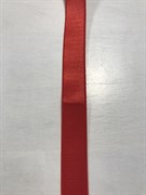 Резинка бретелечная, красная, 15 мм шириной