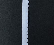 Резинка становая, ажурная, цвет белый, 12 мм шириной