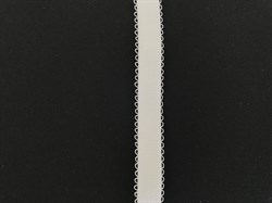 Резинка бретелечная, белая, ажурная, 15 мм шириной - фото 4764