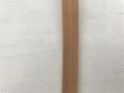 Бейка темно-бежевая (загар), матовая, ширина 15 мм - фото 4839