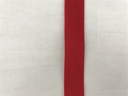 Бейка красная, матовая, ширина 15 мм - фото 4840