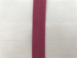 Бейка розовая, матовая, ширина 15 мм - фото 4843