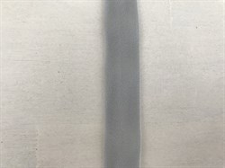Бейка серая, матовая, ширина 15 мм - фото 4847