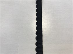 Резинка становая, ажурная, цвет черный, 12 мм шириной - фото 4849