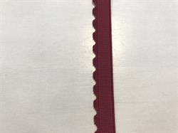 Резинка становая, ажурная, цвет бордо, 10 мм шириной - фото 4856