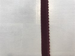 Резинка становая, ажурная, цвет бургунди, 10 мм шириной - фото 4857