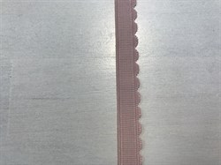 Резинка становая, ажурная, цвет розовая пудра, 12 мм шириной - фото 4862