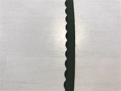 Резинка становая, ажурная, цвет хаки, 8 мм шириной - фото 4870