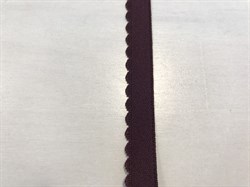Резинка становая, ажурная, цвет сливовый, 15 мм шириной - фото 4871
