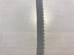 Резинка становая, ажурная, цвет серый, 11 мм шириной - фото 4874