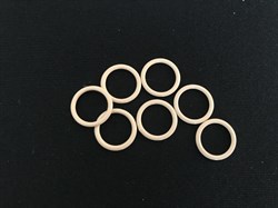 Кольца, бежевый (загар), 10 мм (металл) - фото 4962