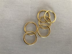 Кольца, золотой, 15 мм (металл) - фото 5021