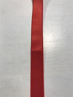 Резинка бретелечная, красная, 15 мм шириной - фото 5360