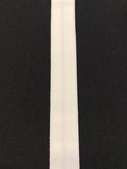 Бейка белая, матовая, 15 мм шириной - фото 5362