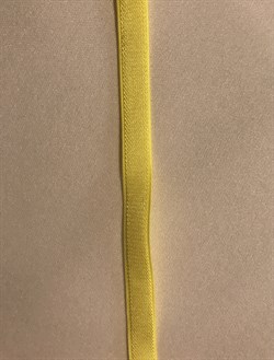 Резинка бретелечная, желтый, 10мм шириной - фото 6455