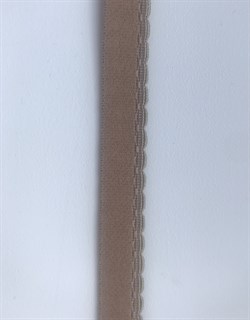Резинка становая, ажурная, цвет темно-бежевый (загар), 12 мм шириной - фото 6485