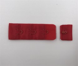 Застежка текстильная на 1 крючок (красный), Arta F - фото 7001