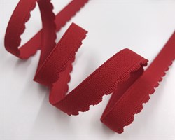 Резинка становая, ажурная, цвет красный, 12 мм шириной - фото 7091