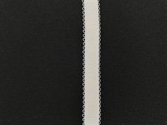Резинка бретелечная, белая, ажурная, 15 мм шириной