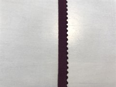 Резинка становая, ажурная, цвет сливовый, 10 мм шириной
