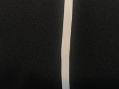 Резинка отделочная, цвет молочный, 6 мм шириной