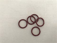 Кольца, бордо, 10 мм (металл)