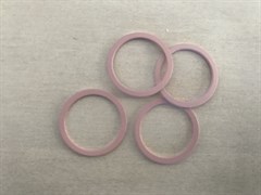 Кольца, розовый, 15 мм Arta F (металл)