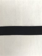 Бейка черная, матовая, ширина 15 мм