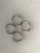 Кольца, серебро, 10 мм диаметр (металл)