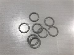Кольца, серый, 10 мм (металл)