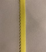 Резинка становая, ажурная, желтый, 10 мм шириной