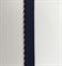 Резинка становая, ажурная, цвет темно-синий, 10 мм шириной - фото 5932