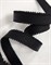 Резинка бретелечная черная, 10 мм шириной - фото 5935