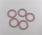 Кольца, розовая пудра, 10 мм (металл) - фото 7051