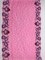 Вышивка на сетке неэластичная, фуксия, ширина 28 см, неэластичная 2889